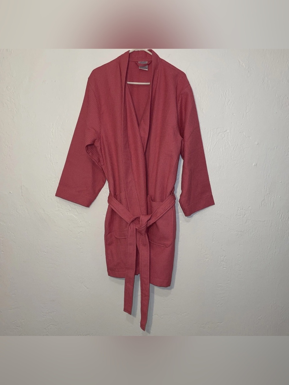 Lylani Waffle Kimono Robe in Dusty Rose - Unbranded